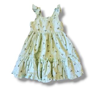 Tahari Daisy and Dotted Cotton Summer Dress